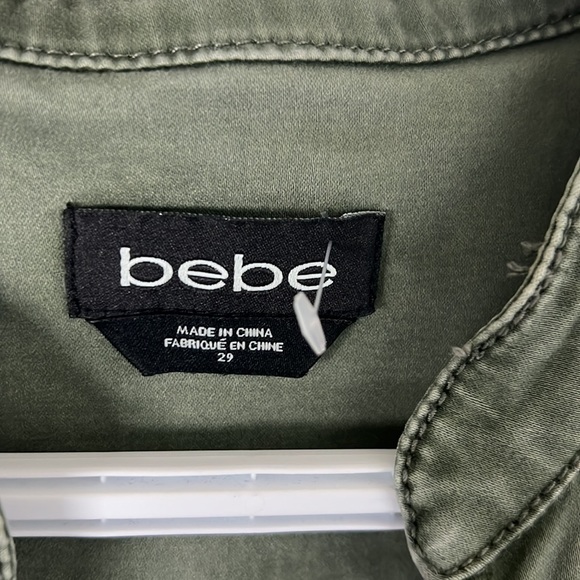 Bebe Olive Green Jumpsuit Size 29 - Picture 5 of 16